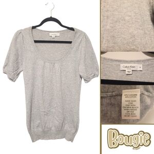 Calvin Klein Exclusive Cashmere Blend Sweater | Soft Knit | Size Medium